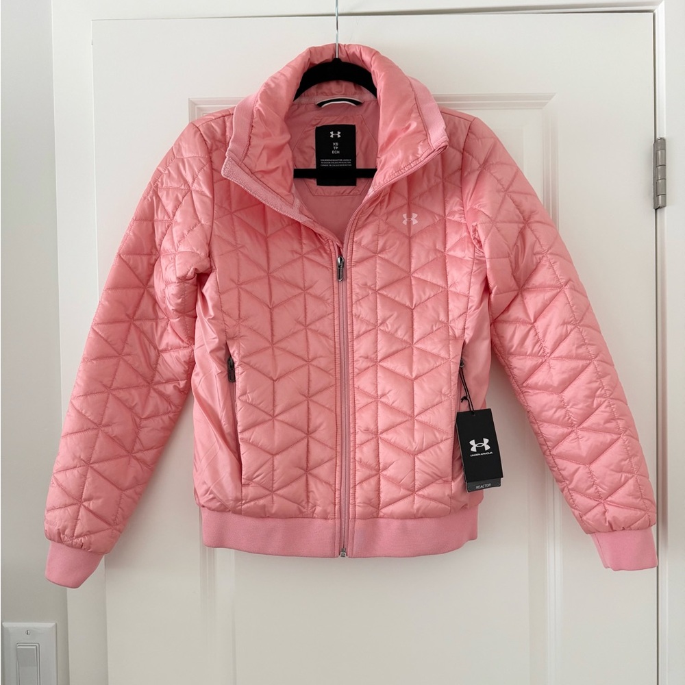 NEW - Under Armour Pink Puffer Jacket XS